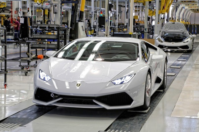 Сборочный конвейер Lamborghini