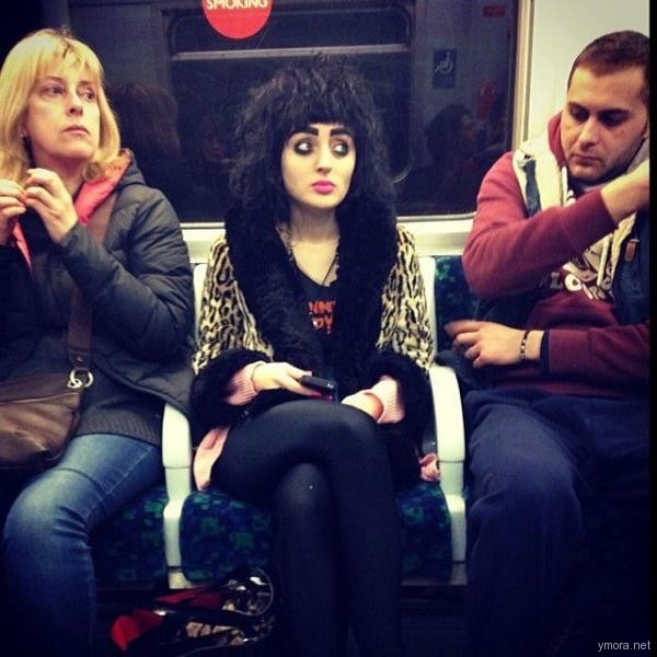 Чудики в метро Лондона