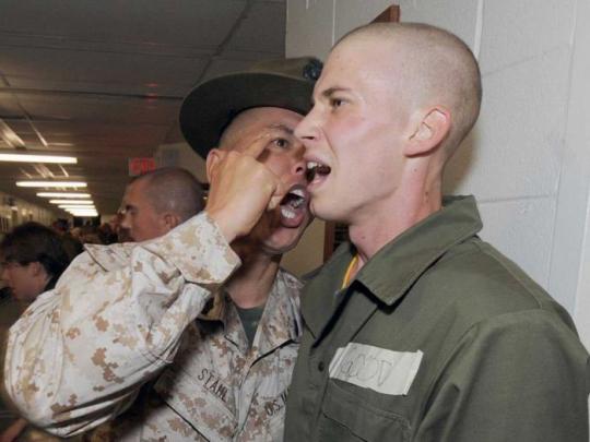 Рожи американских сержантов морской пехоты