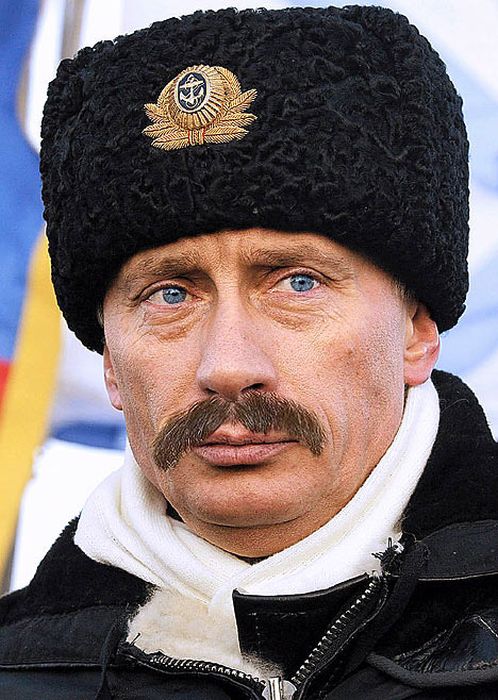 Необычный сайт фанатов Путина с усами