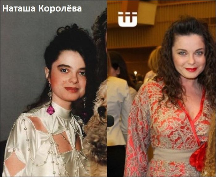 Известные российские поп-исполнители "тогда и сейчас" (10 фото)