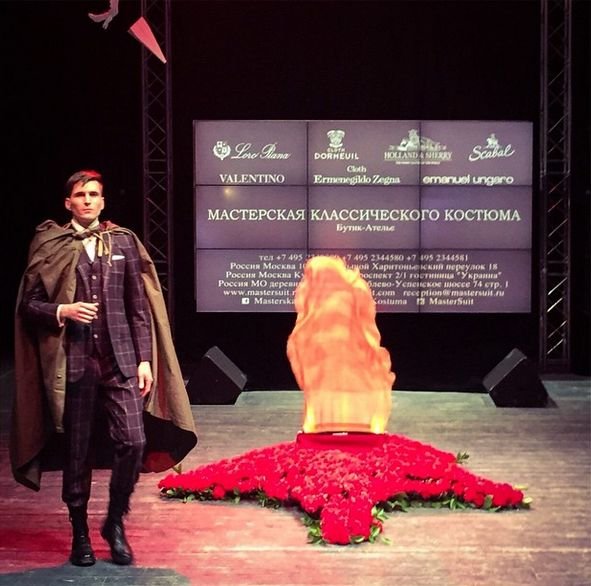 В Москве прошел модный показ «патриотической одежды» 