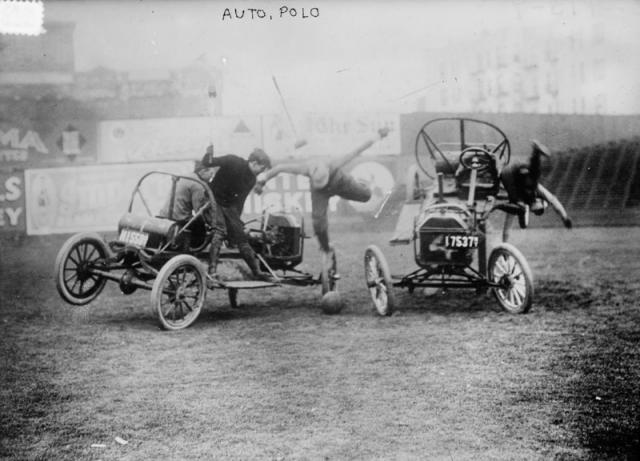 16. Игра в поло на автомобилях, 1910 год. история, фотографии