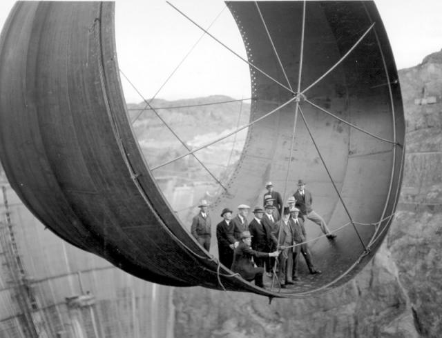 15. Строительство плотины Гувера, 1935 год. история, фотографии
