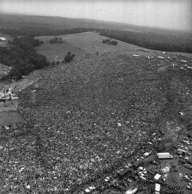 12. 400 тысяч человек на фестивале "Woodstock", 1969 год. история, фотографии