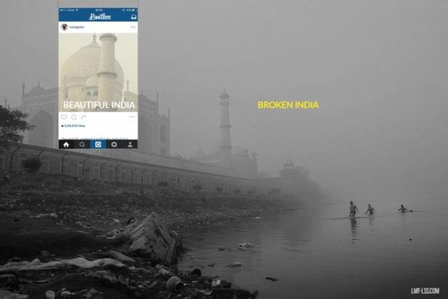 Поразительные контрасты Индии в интересном фотопроекте