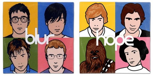 Персонажи "Звездных войн" на обложках культовых музыкальных альбомов