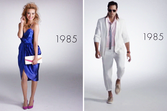 Эволюция мужской и женской моды за последние 100 лет