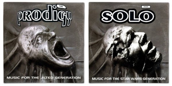 Персонажи "Звездных войн" на обложках культовых музыкальных альбомов