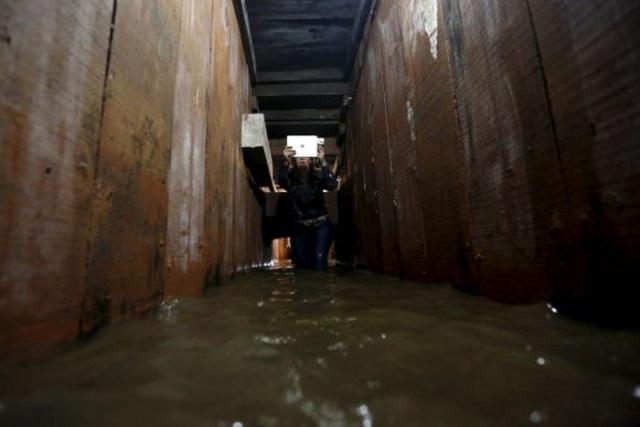 Подземный бункер, в котором скрывался Хоакин Гусман Лоэра по кличке «Коротышка»
