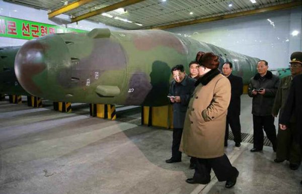 В сети появились фото Ким Чен Ына у макета ядерной боеголовки