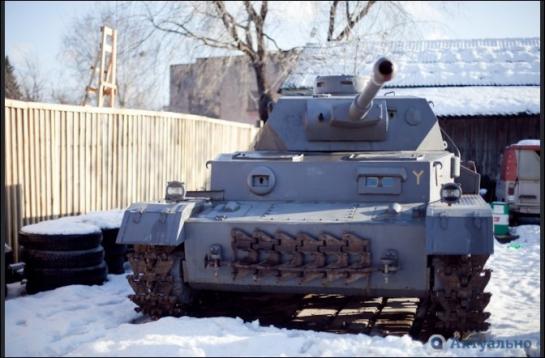 Житель Свердловской области построил немецкий танк