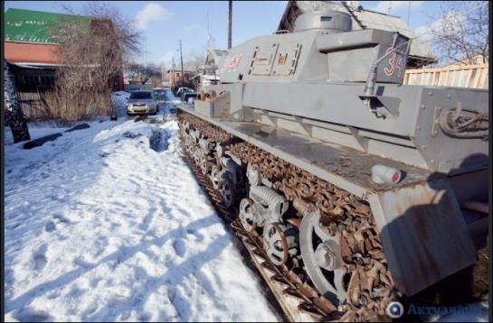 Житель Свердловской области построил немецкий танк