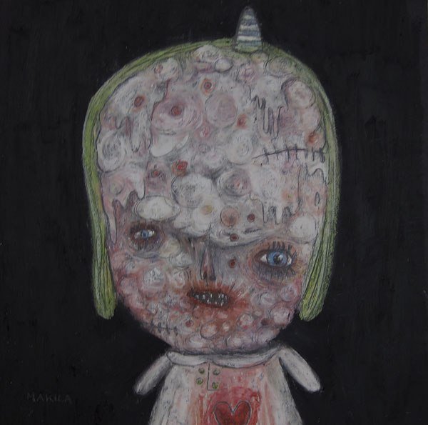 Майя Мякила - шведская художница, шизофреник