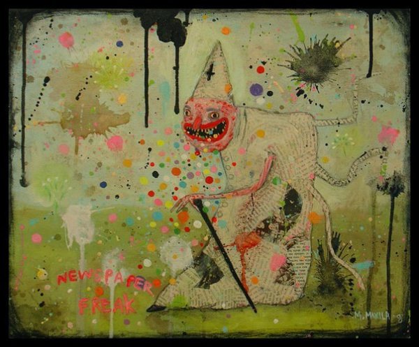 Майя Мякила - шведская художница, шизофреник
