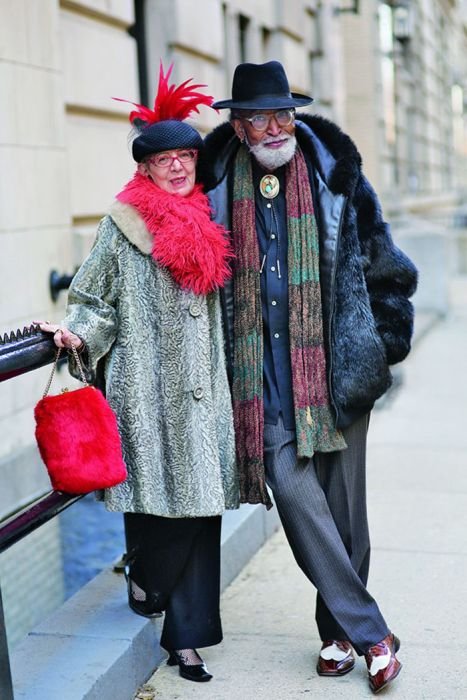 Пожилые люди с отличным чувством стиля