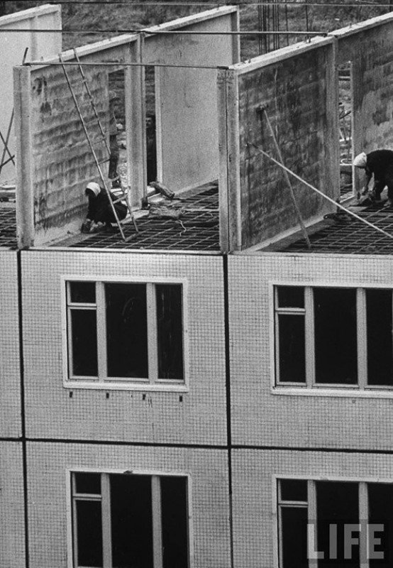 Как строили “хрущевки” в 1963 году