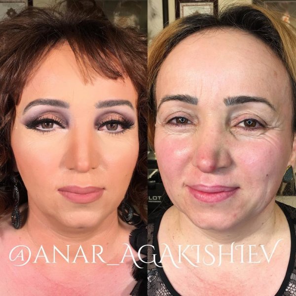 Азербайджанский стилист делает женщин моложе на десятки лет при помощи макияжа