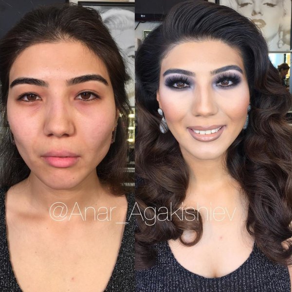 Азербайджанский стилист делает женщин моложе на десятки лет при помощи макияжа