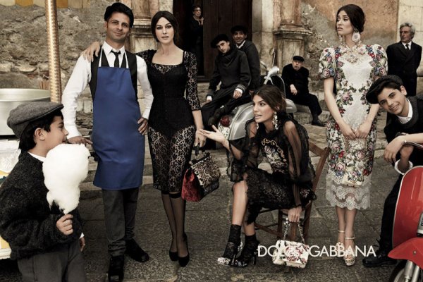 Моника Беллуччи в рекламной кампании Dolce & Gabbana, осень 2012