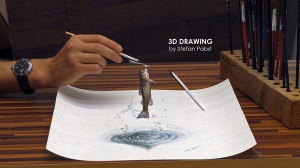 Феноменальные 3D-рисунки, которые гарантированно обманут ваш мозг