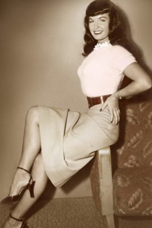 Бетти Пейдж - родоначальница пин-апа и звезда Playboy 1950-х годов