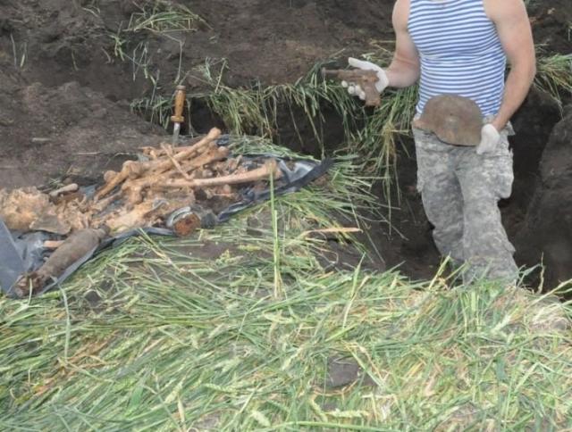 Раскопки немецкого подземного бункера в Ростовской области