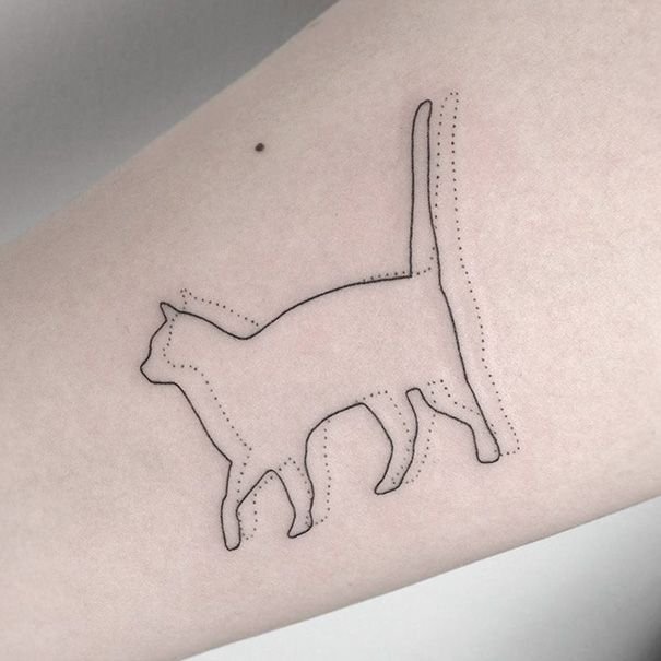 Татуировки с кошками