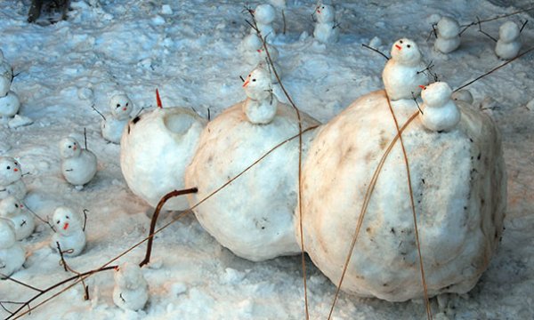 Таких снеговиков вы еще не видели!