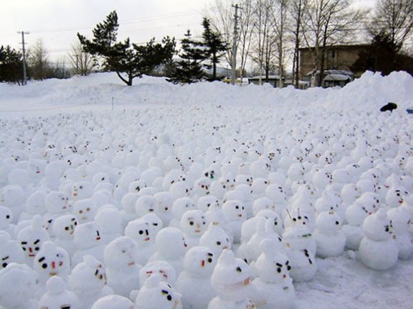 Таких снеговиков вы еще не видели!