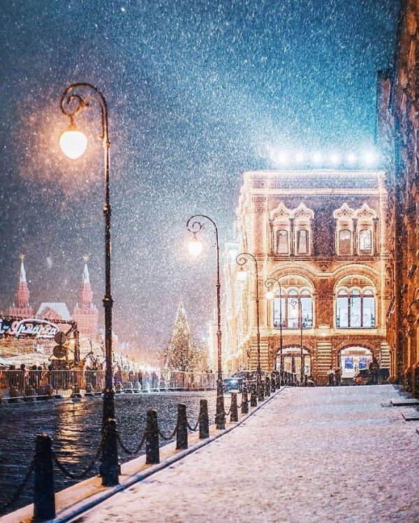 Волшебная заснеженная Москва в фотографиях Кристины Макеевой