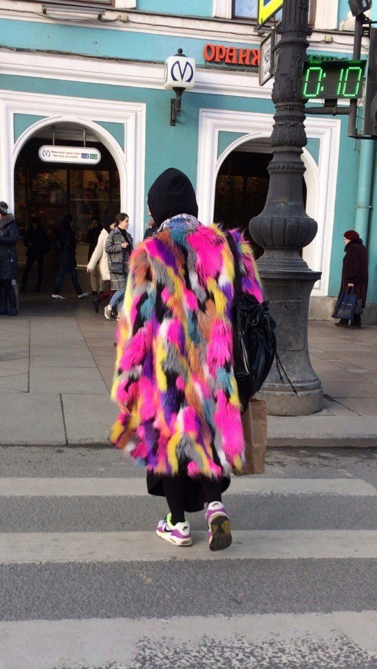 Интеллигентное безумие или странная мода петербургских улиц
