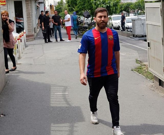 Иранский двойник футболиста Лионеля Месси задержан за нарушение общественного порядка