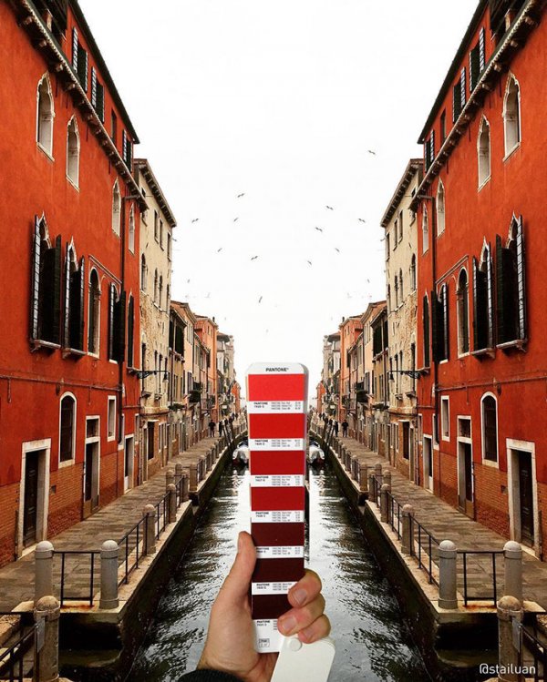 Итальянский графический дизайнер находит палитры цветов в природных пейзажах и городах