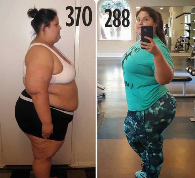 Мотивирующие фото людей, поборовших лишний вес