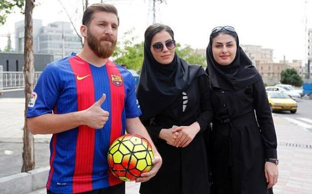 Иранский двойник футболиста Лионеля Месси задержан за нарушение общественного порядка