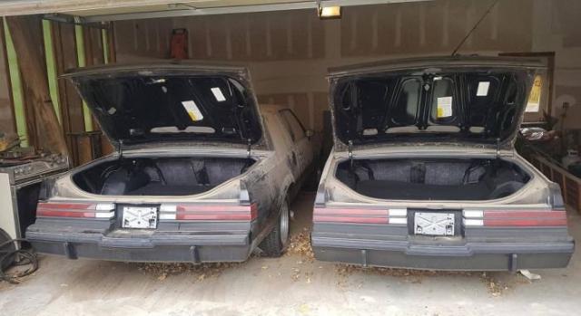Пара автомобилей Buick Grand Nationals провела в гараже 30 лет