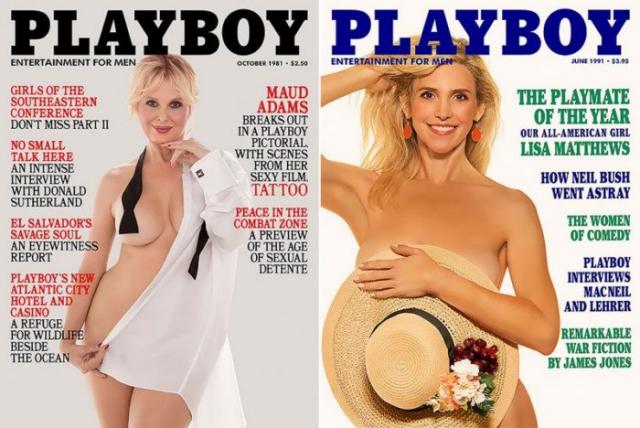 7 подружек Playboy воспроизвели свои знаменитые обложки
