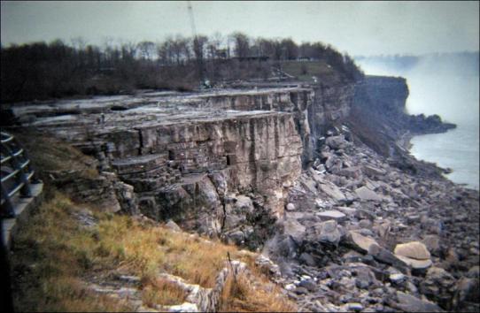 Осушение Ниагарского водопада в 1969 году (8 фото)