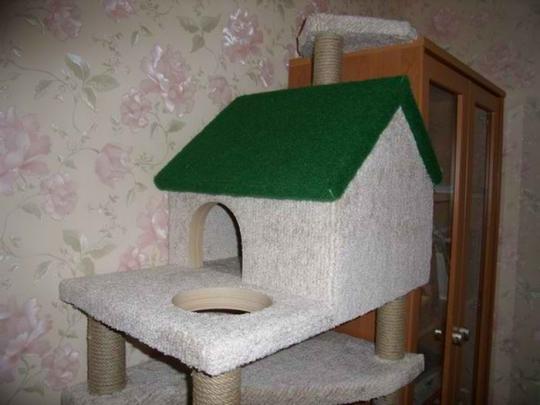 Строим домик для любимого котика
