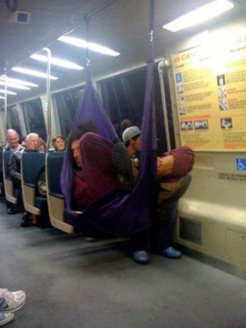 Странные пассажиры общественного транспорта